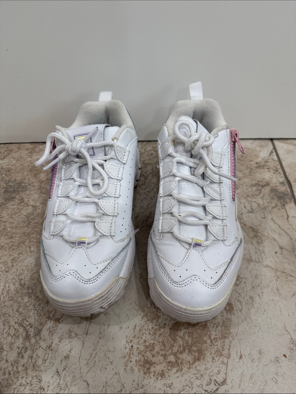 Womens Fila Disruptor 3 Zip Chunky Sneakers - Picture 4 of 10